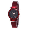 2019 Fashion Watch Luxury Women Casual Watches Starry Sky Magnetic Rhinestone Quartz Wristwatch Bracelet Set Relogio Feminino %N