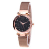 2019 Fashion Watch Luxury Women Casual Watches Starry Sky Magnetic Rhinestone Quartz Wristwatch Bracelet Set Relogio Feminino %N